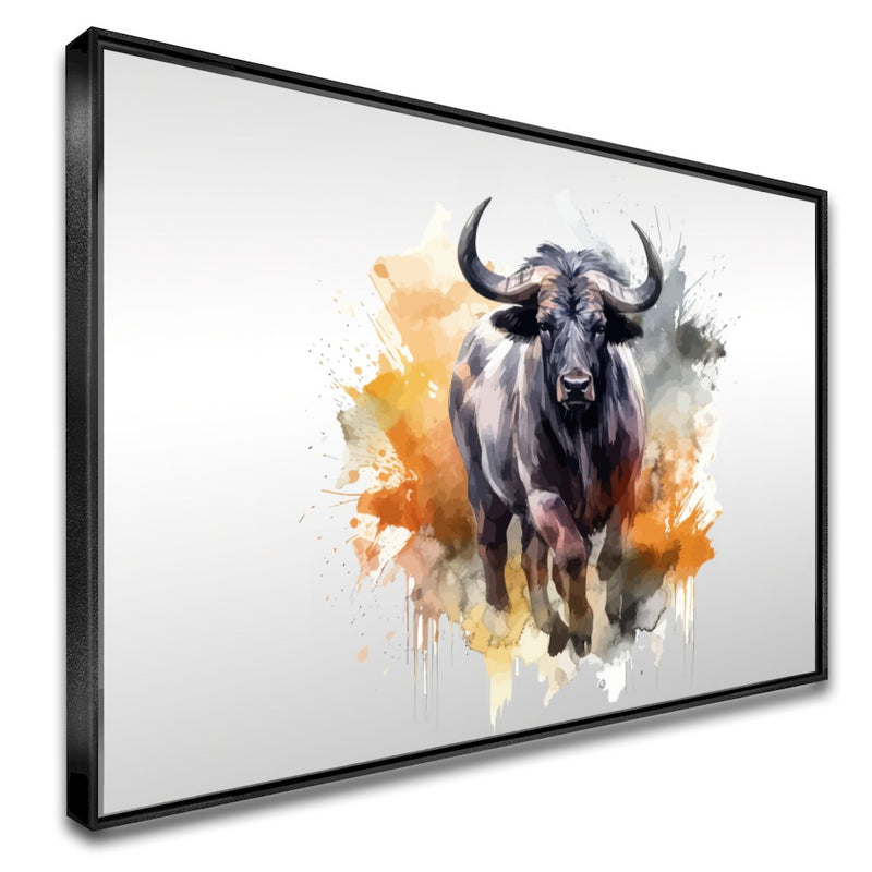 Quadro Boi Estilo Pintura Moderna