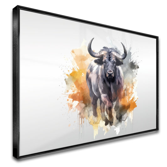 Quadro Boi Estilo Pintura Moderna