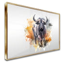 Quadro Boi Estilo Pintura Moderna