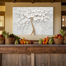 Quadro Árvore Tronco Dourado