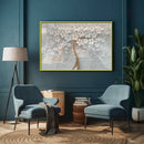 Quadro Árvore Tronco Dourado