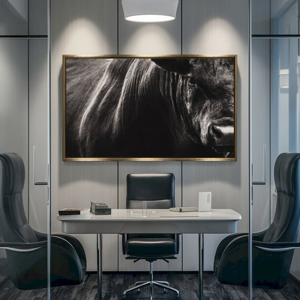 Quadro Boi Bravo Negro