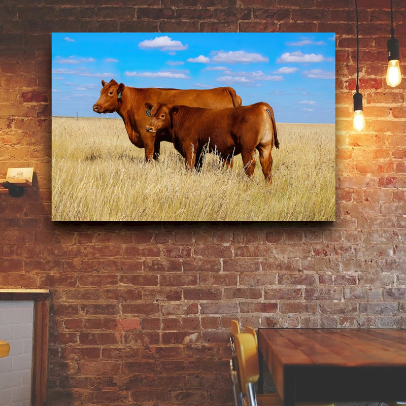 Quadro Bois Junta Red Angus