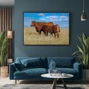 Quadro Bois Junta Red Angus