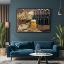 Quadro Cevada E Cerveja Artesanal