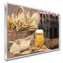 Quadro Cevada E Cerveja Artesanal