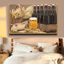 Quadro Cevada E Cerveja Artesanal