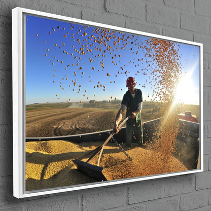 Quadro Chuva De Grãos