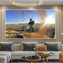 Quadro Chuva De Grãos