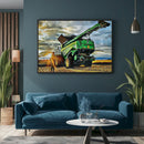 Quadro Colhedeira Jd Estilo Pintura