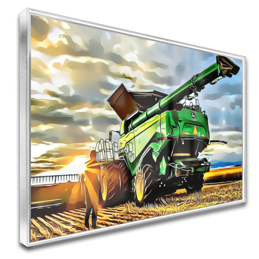 Quadro Colhedeira Jd Estilo Pintura