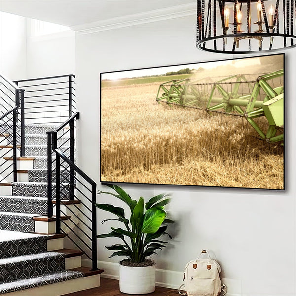 Quadro Colheita De Trigo