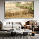 Quadro Colheita De Trigo