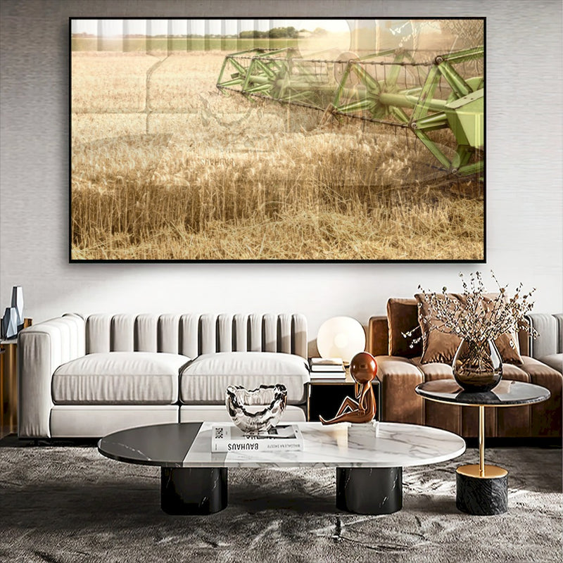 Quadro Colheita De Trigo