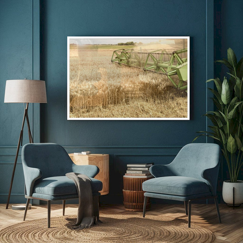Quadro Colheita De Trigo