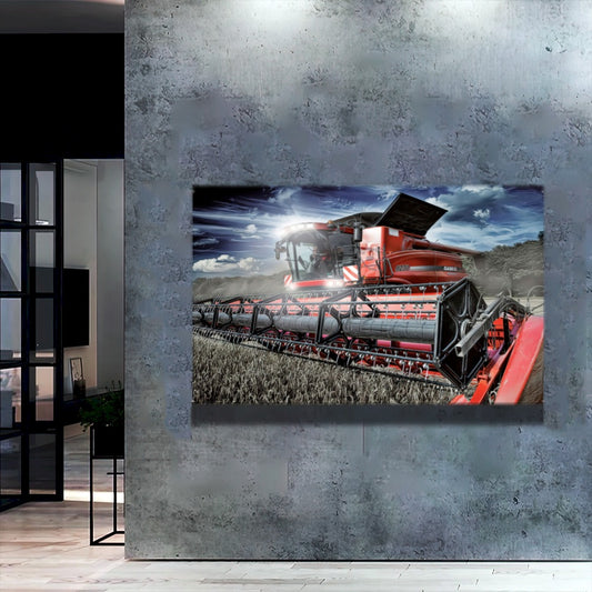 Quadro Colheitadeira Case Street Art