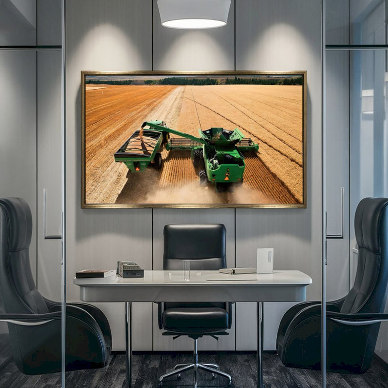 Quadro Colheitadeira E Bazuca Jd