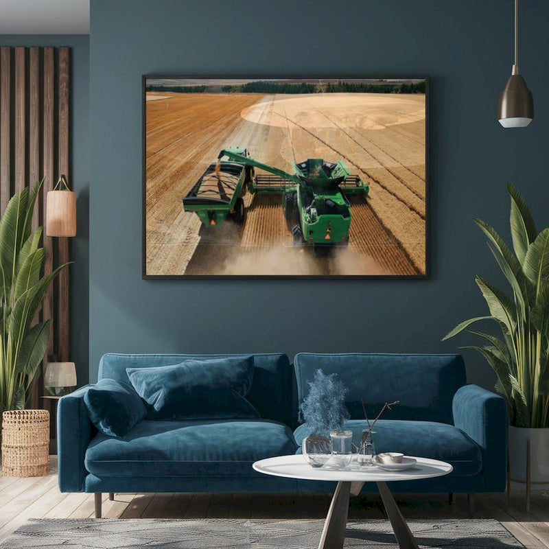 Quadro Colheitadeira E Bazuca Jd