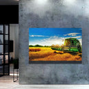 Quadro Colheitadeira Jd Estilo Pintura Moderna