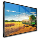 Quadro Colheitadeira Jd Estilo Pintura Moderna