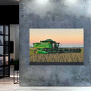 Quadro Colheitadeira Jd Street Art Lua Cheia