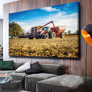 Quadro Descarregando Grãos Na Bazuca