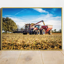 Quadro Descarregando Grãos Na Bazuca