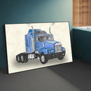Quadro Desenho Caminhão Americano