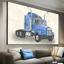 Quadro Desenho Caminhão Americano
