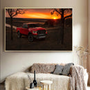 Quadro Dodge Ram Vermelha Sítio
