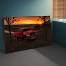 Quadro Dodge Ram Vermelha Sítio
