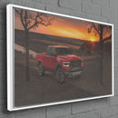 Quadro Dodge Ram Vermelha Sítio