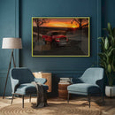 Quadro Dodge Ram Vermelha Sítio