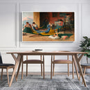 Quadro Estilo Pintura Familia Patriota Antigamente