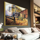 Quadro Galpão E Trator Jd Vintage