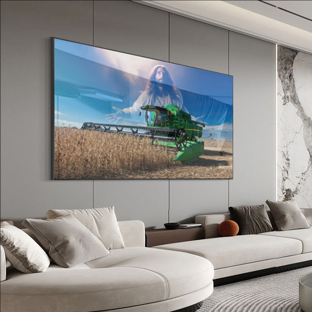 Quadro Jesus Abençoando A Colheita