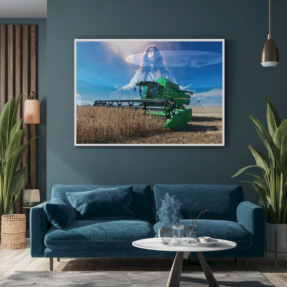 Quadro Jesus Abençoando A Colheita