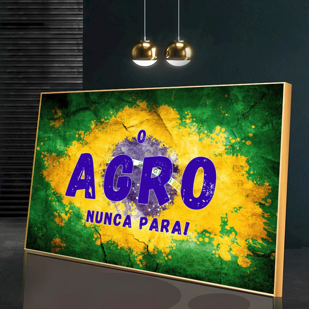 Quadro O Agro Nunca Para