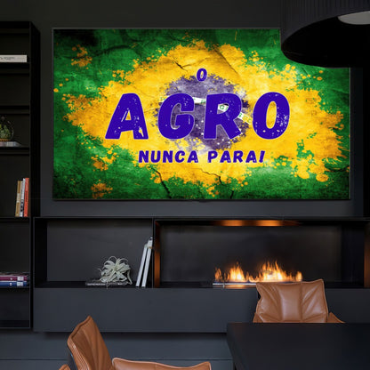 Quadro O Agro Nunca Para