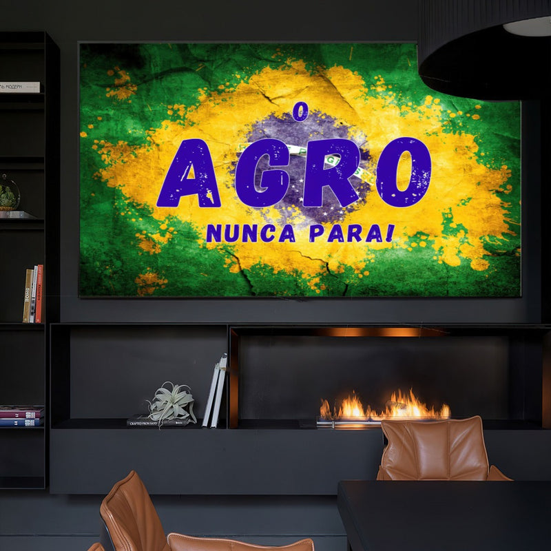 Quadro O Agro Nunca Para