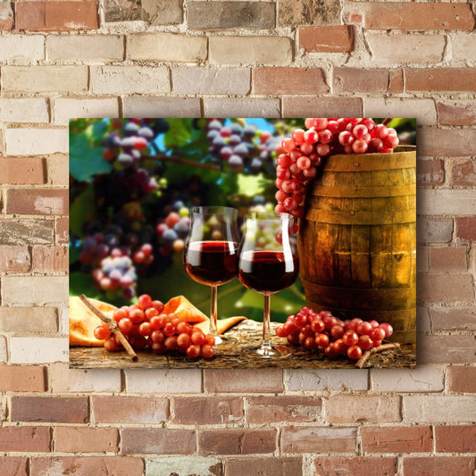 Quadro Serra Dos Vinhedos Uvas
