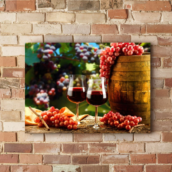 Quadro Serra Dos Vinhedos Uvas