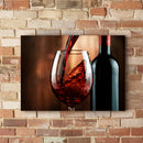 Quadro Taça De Vinho Tinto