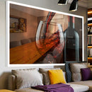 Quadro Taça De Vinho Tinto