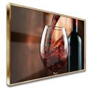 Quadro Taça De Vinho Tinto