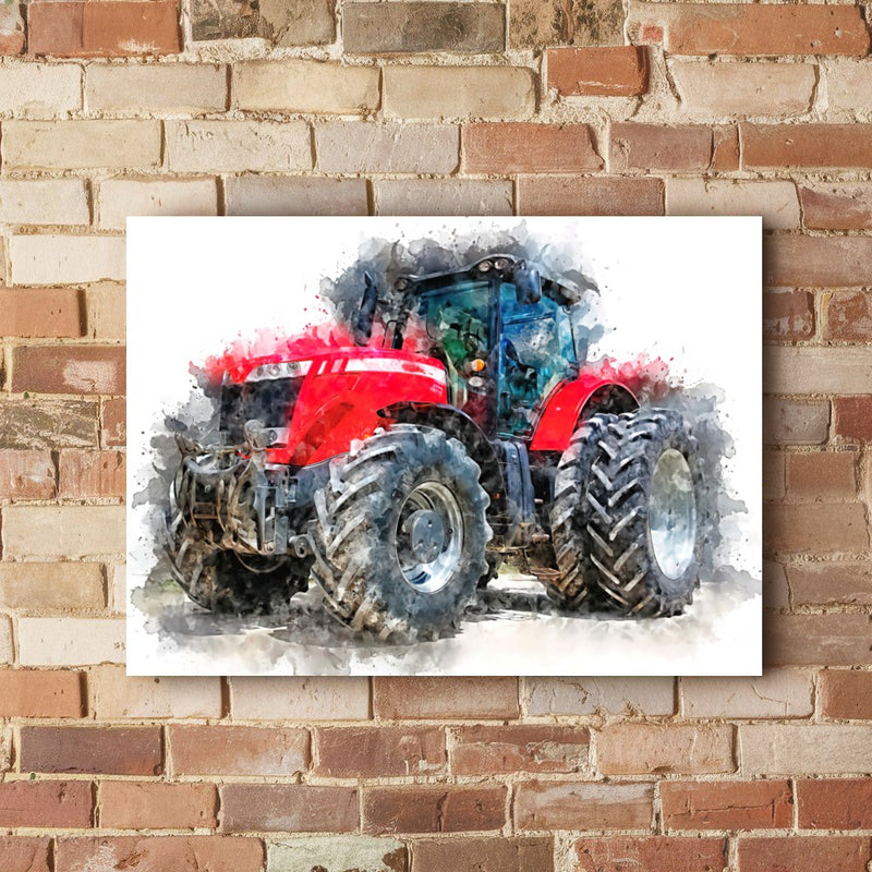 Quadro Trator Mf Street Art