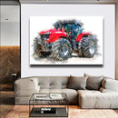Quadro Trator Mf Street Art
