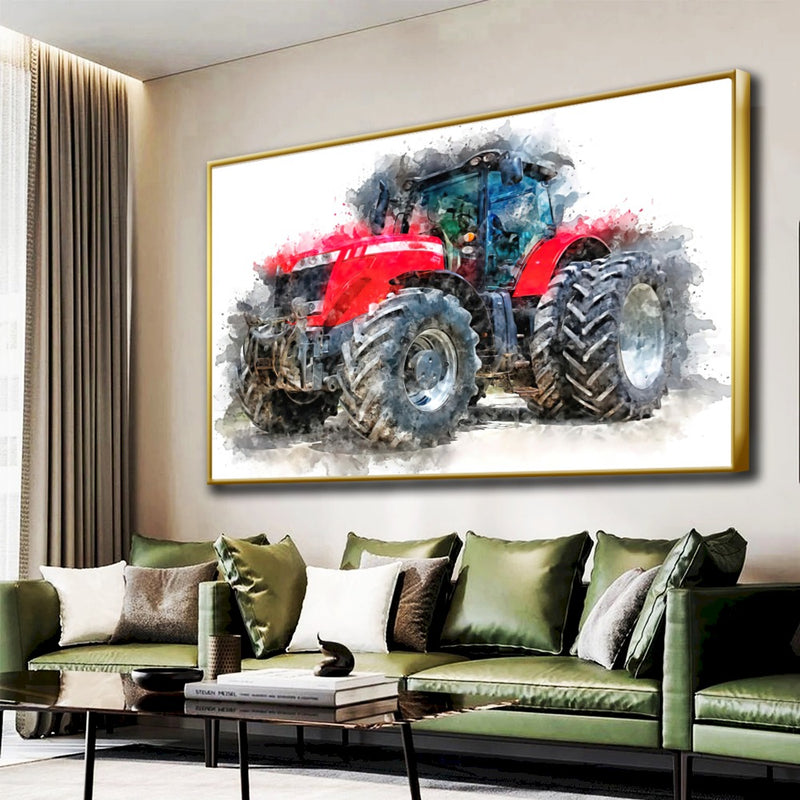Quadro Trator Mf Street Art