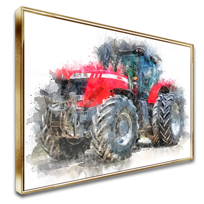 Quadro Trator Mf Street Art