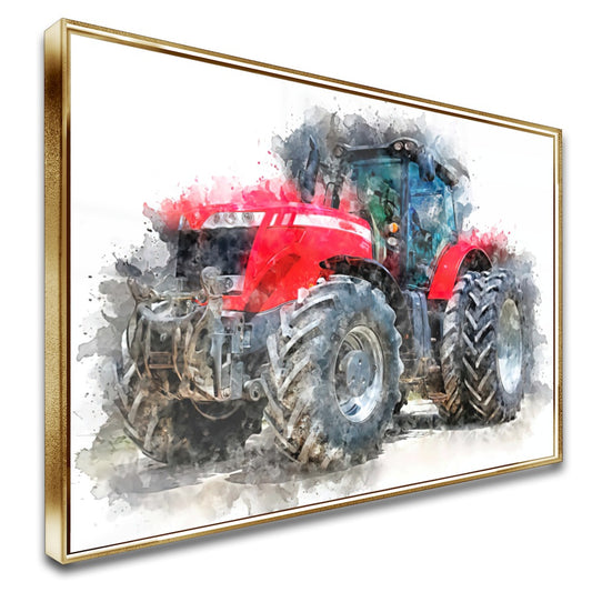 Quadro Trator Mf Street Art